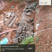compound wall at WTP