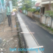 belt concreting for compound wall