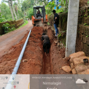 Mangattidam PVC PIPE Laying on progress