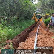 JJM MANGATTIDAM DISTRIBUTION PIPE LAYING