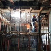 Ohsr roof shutter dismantling work
