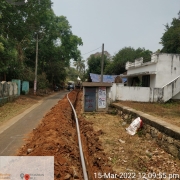 110mm 8kg PVC pipe laying work