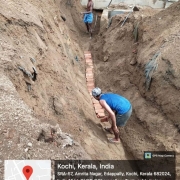 KSEB cable laying works