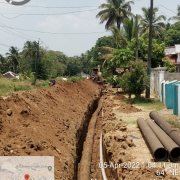 200mm 300mm DI k9 pipe laying