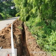 90mm 10kg PVC pipe laying work