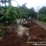 Laying of 300mm DI