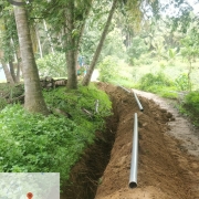 90mm pvc laying 