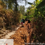 90mm  pvc pipe laying