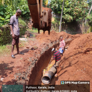 JJM KUNNOTHUPARAMBA DISTRIBUTION PIPE LAYING,DI