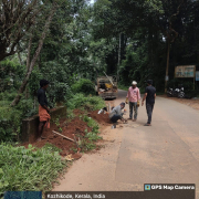 80 mm GI culvert work @ pillapaeruvanna - chakittapara road