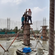 First stage Column concreting 