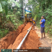 JJM KUNNOTHUPARAMBA DISTRIBUTION PIPE LAYING