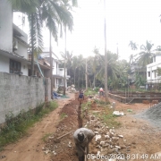 Pipe  laying work