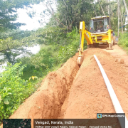 KEEZHALLUR ZONE-3,DISTRIBUTION PIPE LAYING