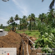 200mm,300mm DI k9 pipe laying