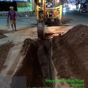 500 mm DI gravity laying at Mayyil KRFB Road 