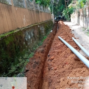 pipe laying work