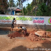 Pipe  laying work