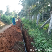 90mm PVC Laying