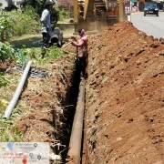 200mm DI k9 pipe laying work