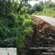 Laying of 90 mm pvc