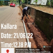 80mm GI pipe laying at ward 12	