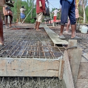 Concreting of Brace at  level 1 and roof slab of operator room