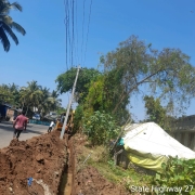 200mm DI pipe laying 