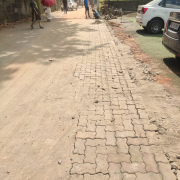 Road restoration work started from ch.331.Interconnection work done at Kumaranashan road