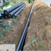 Laying of 200mm DI