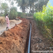 140mm PVC laying