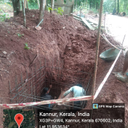 AIR VALVE CHAMBER CONCRETE WORK ON PROGRESS