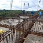 Meenakshipuram tank -floor beam work