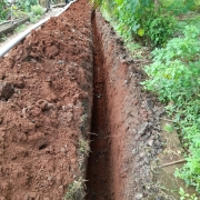 90mm PVC laying 