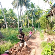 Pipe  laying work