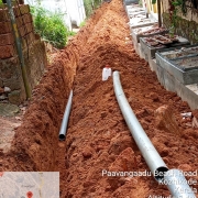 pipe laying work