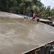 Substation building at RWPH - roof slab concrete