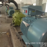 Clear water pumpset at Cherani sump 