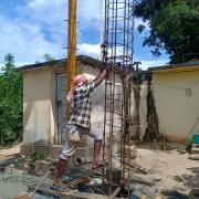 Piling work on 01-07-2020