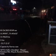 500 mm DI gravity laying at Mayyil KRFB Road 