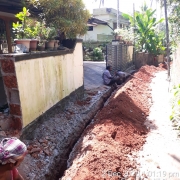 Pipe  laying work
