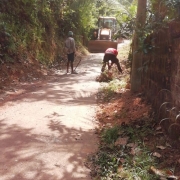 excavation and connection pipe laying