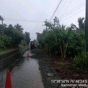 Road restoration work