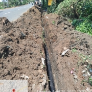 Laying of 200 DI is in progress