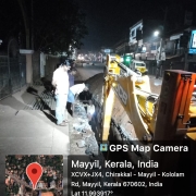 Pipe laying along Mayyil KRFB Road