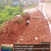 kolacherry Gravity main MS PIPE LAYING INSIDE THE AC PIPE
