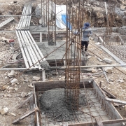 OHSR at Pallikunnu - concrete work for footing