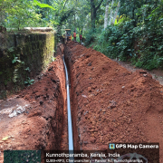 JJM KUNNOTHUPARAMBA DISTRIBUTION PIPE LAYING
