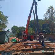 TEMPORARY MS TANK MOUNTING WORK AT NEW MAHE FOR DEMOLISHING OLD OHSR