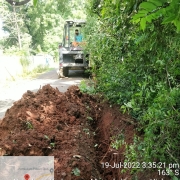 90mm PVC pipe laying